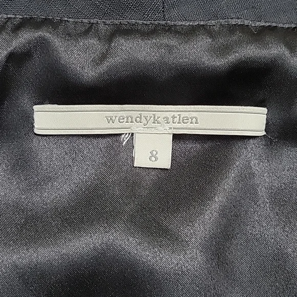 Wendy Katlen Black Metallic Sleeveless Dress - Picture 4 of 14